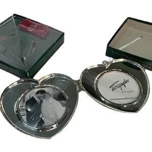 Locket Keepsake Holiday Ornament 2 Photos 2000 Terragrafics Burnes Of Boston